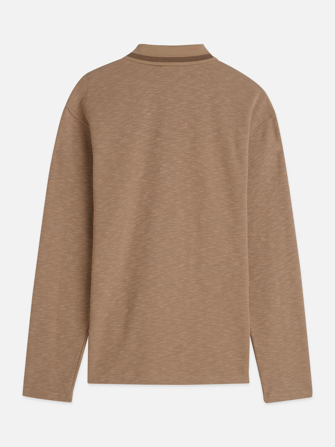 Structured relaxed long sleeve polo - Image 6