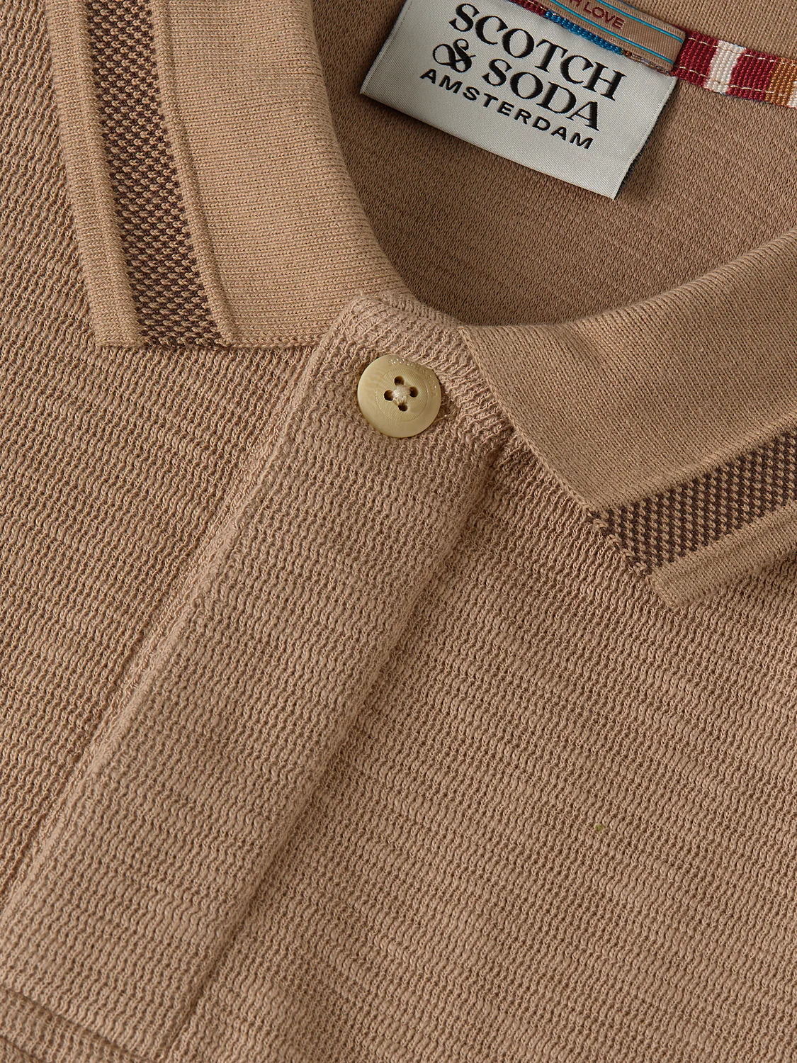 Structured relaxed long sleeve polo - Image 7