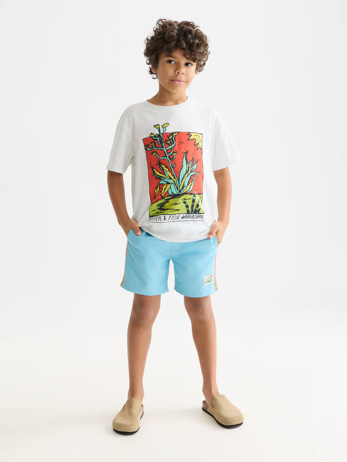 Boys Magic mid-length swim shorts