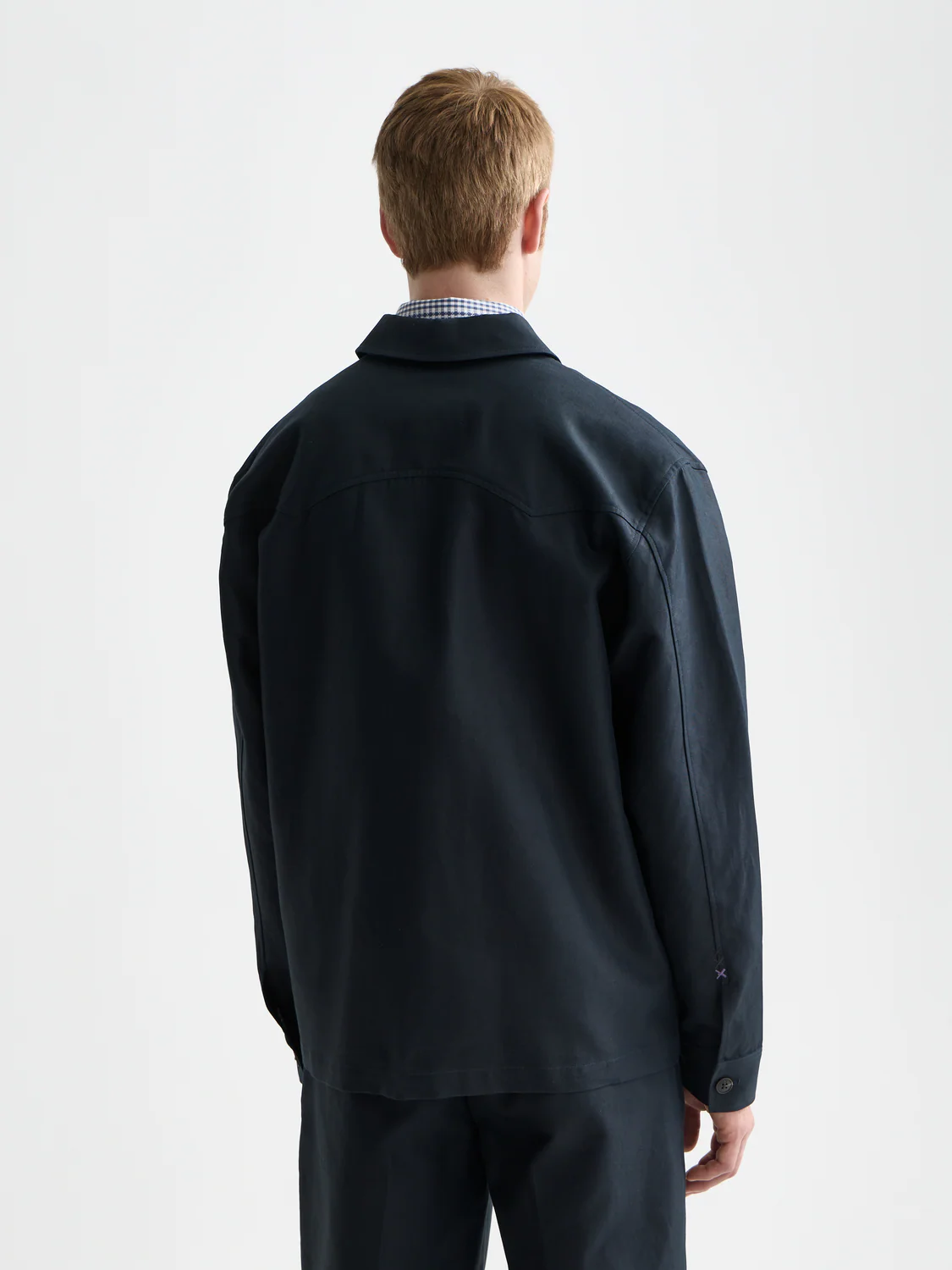 Cotton-blend twill relaxed overshirt - Image 4