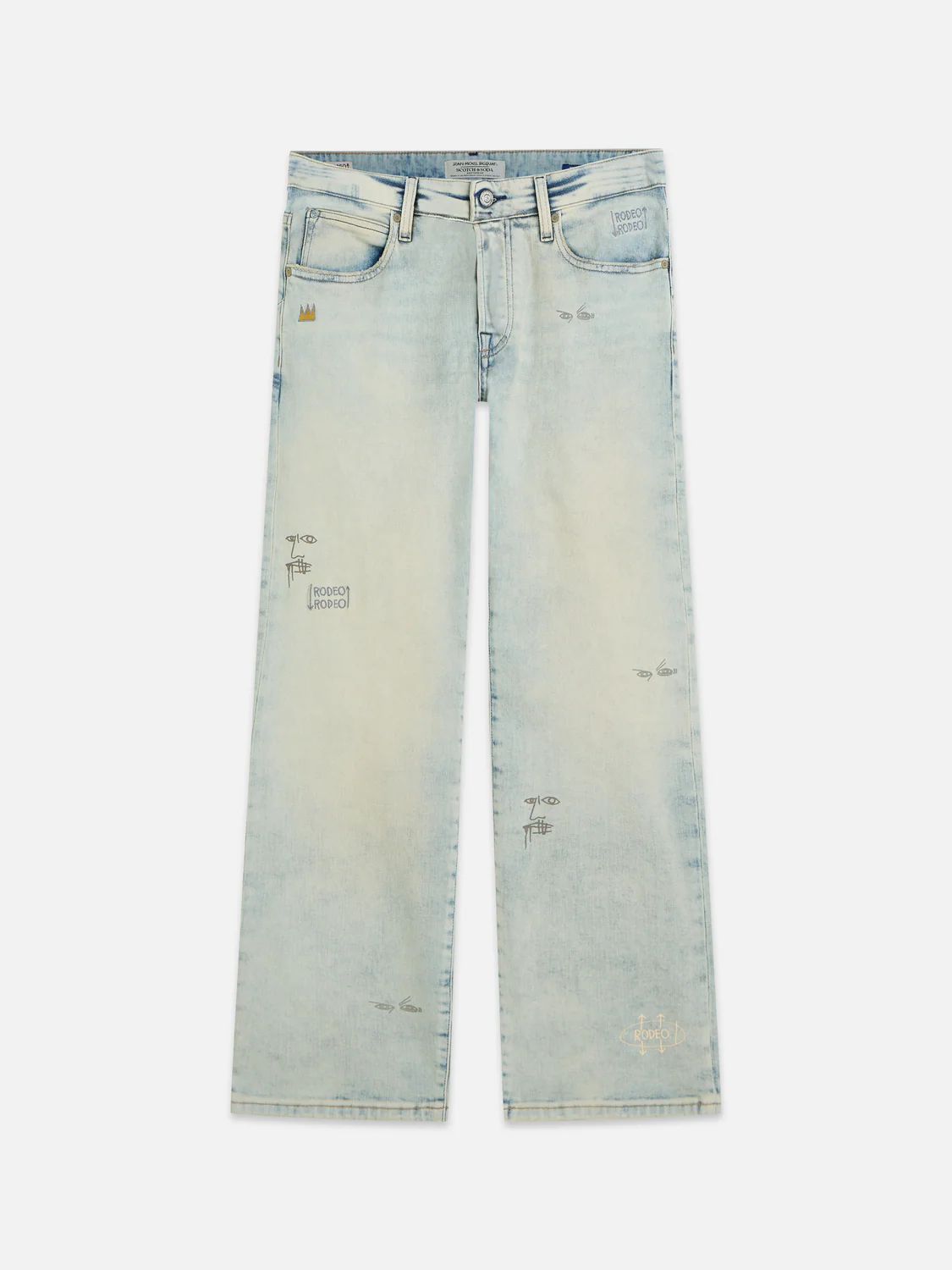 Scotch & Soda x Basquiat The Zee Straight Denim - Image 5