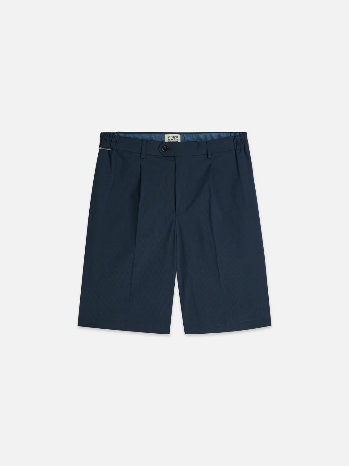 Seersucker wide bermuda shorts - Image 5