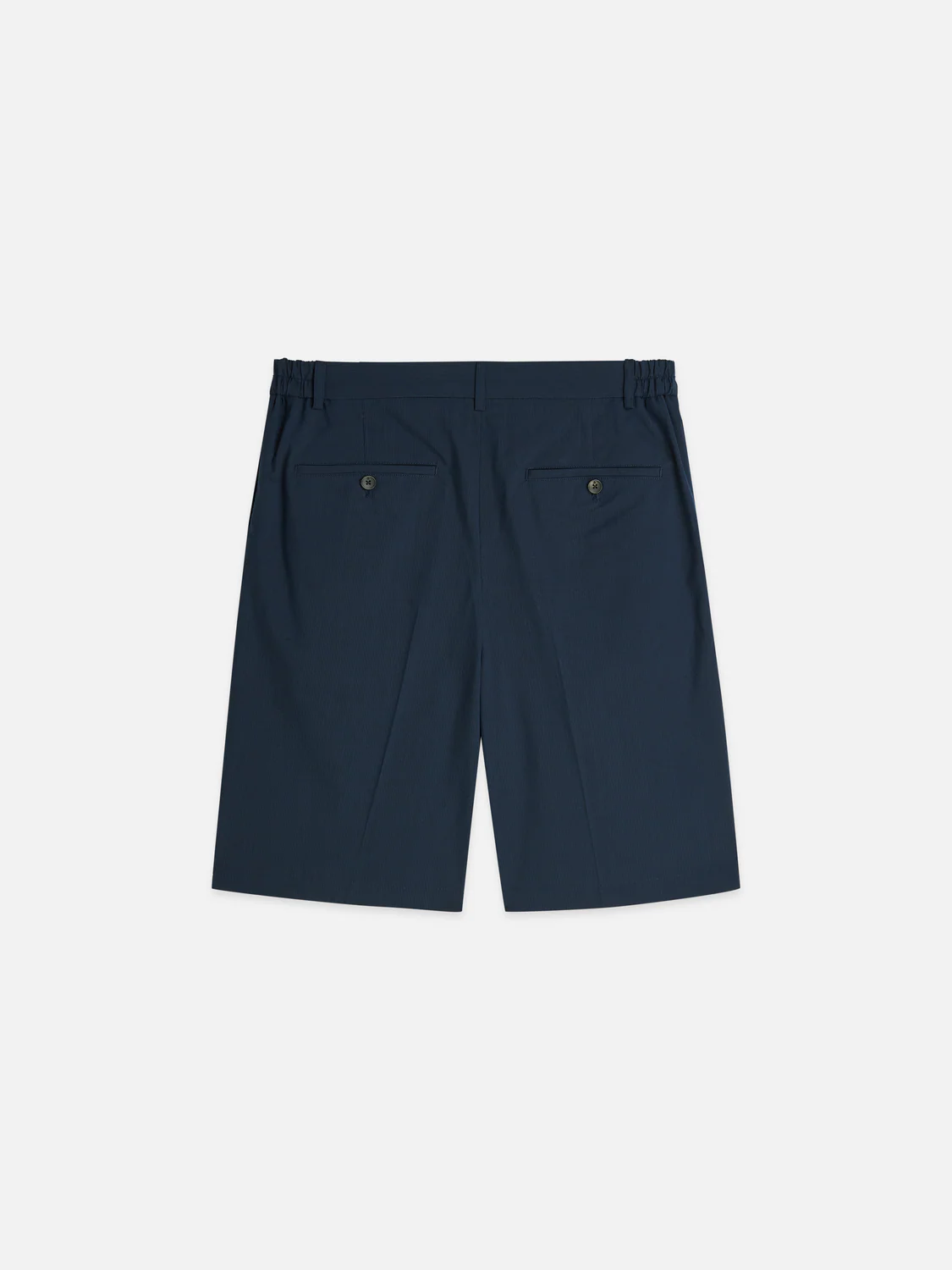 Seersucker wide bermuda shorts - Image 6