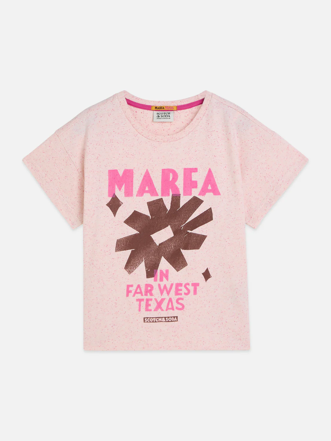Girls artwork loose T-shirt