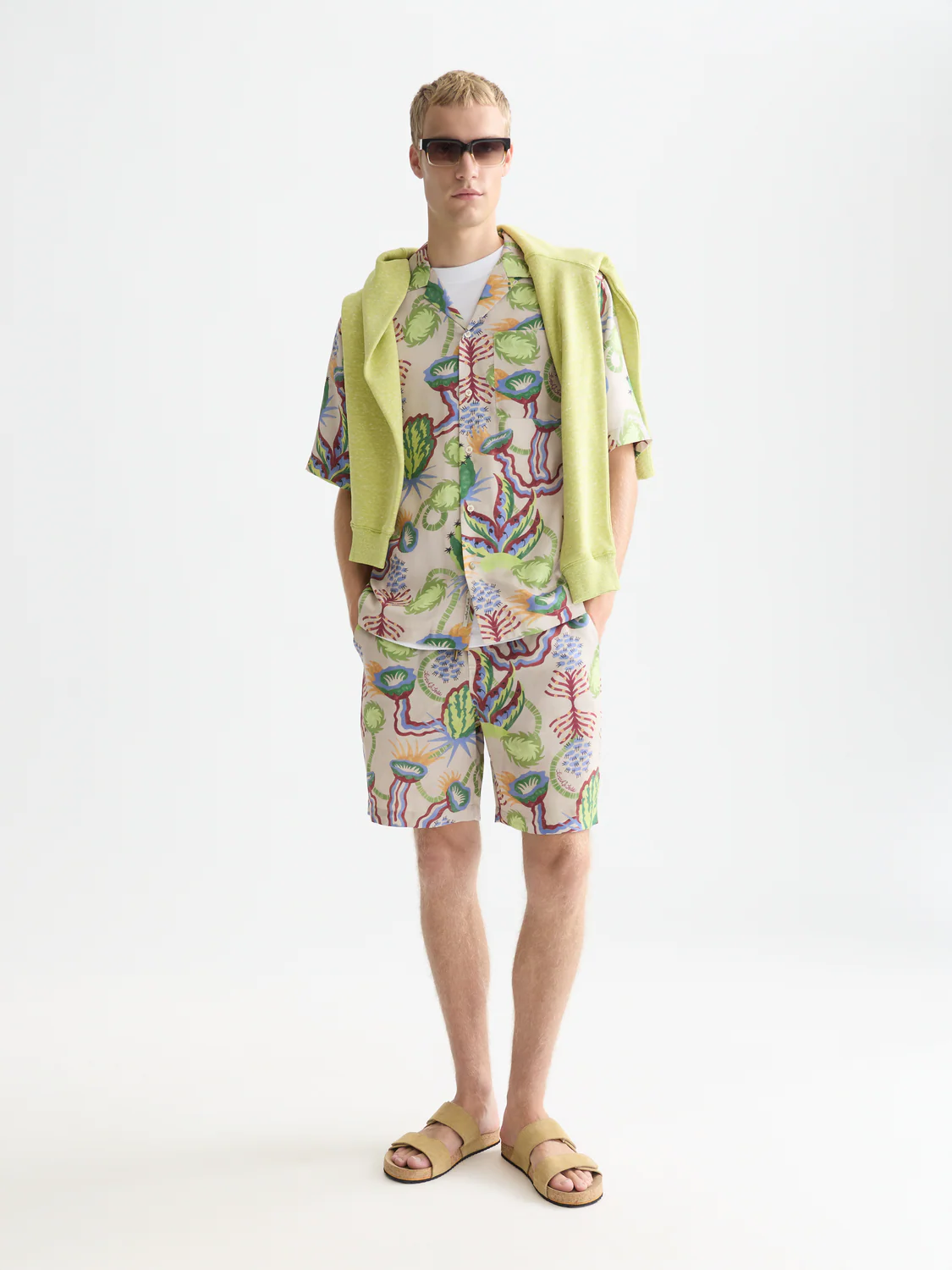 Printed tencel relaxed short sleeve shirt - Image 2