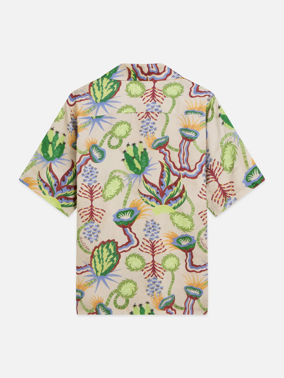 Printed tencel relaxed short sleeve shirt - Image 6