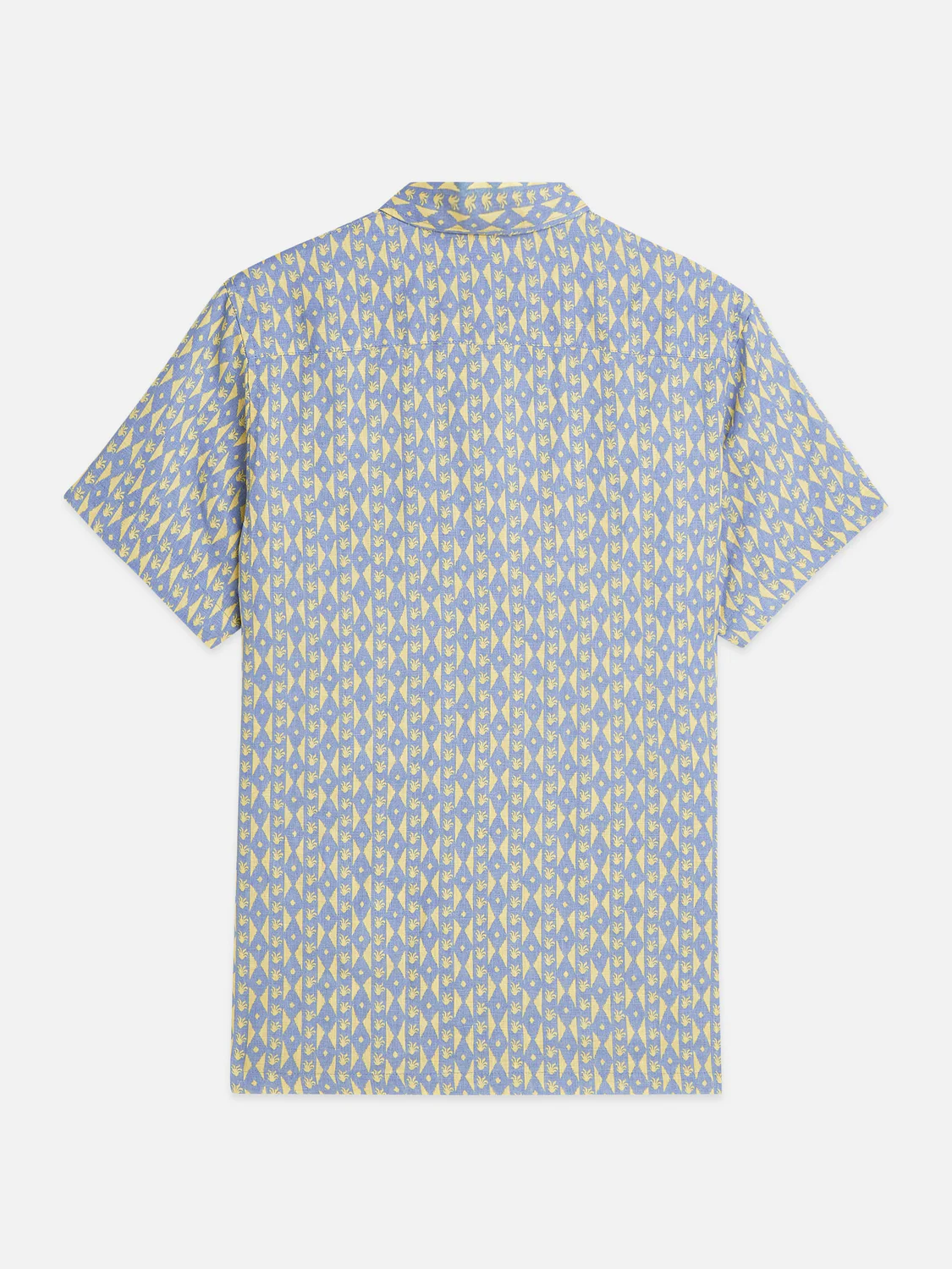 Printed linen short sleeve shirt - Image 6
