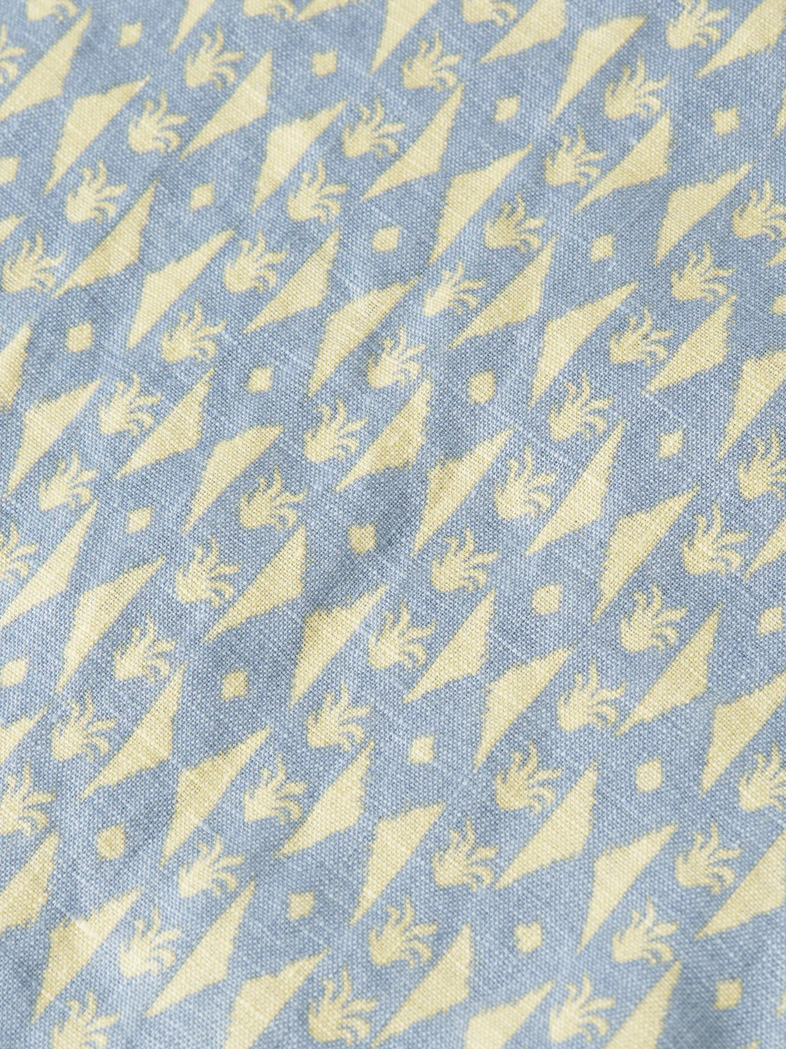 Printed linen short sleeve shirt - Image 7