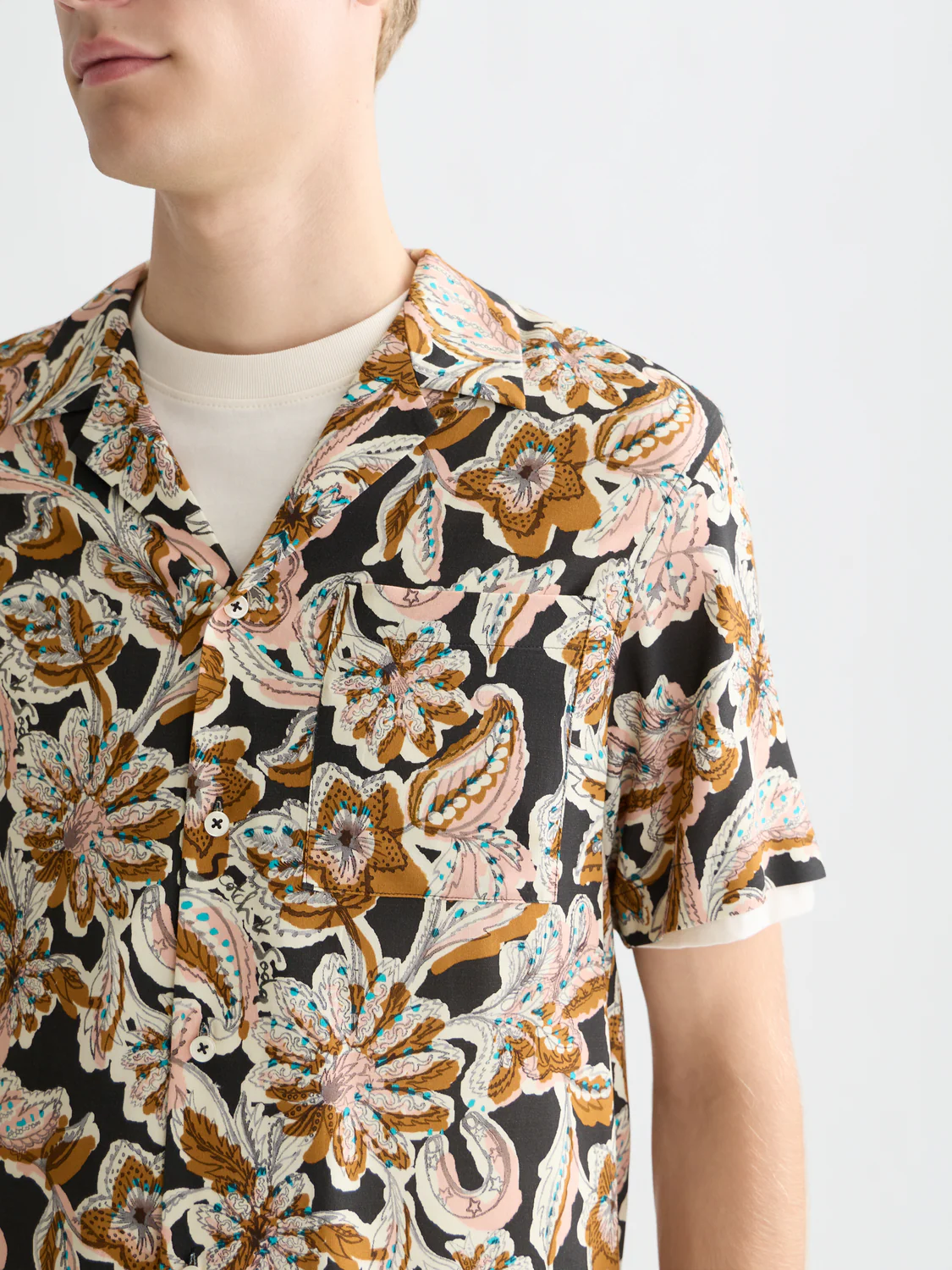 Printed short sleeve shirt - Image 3