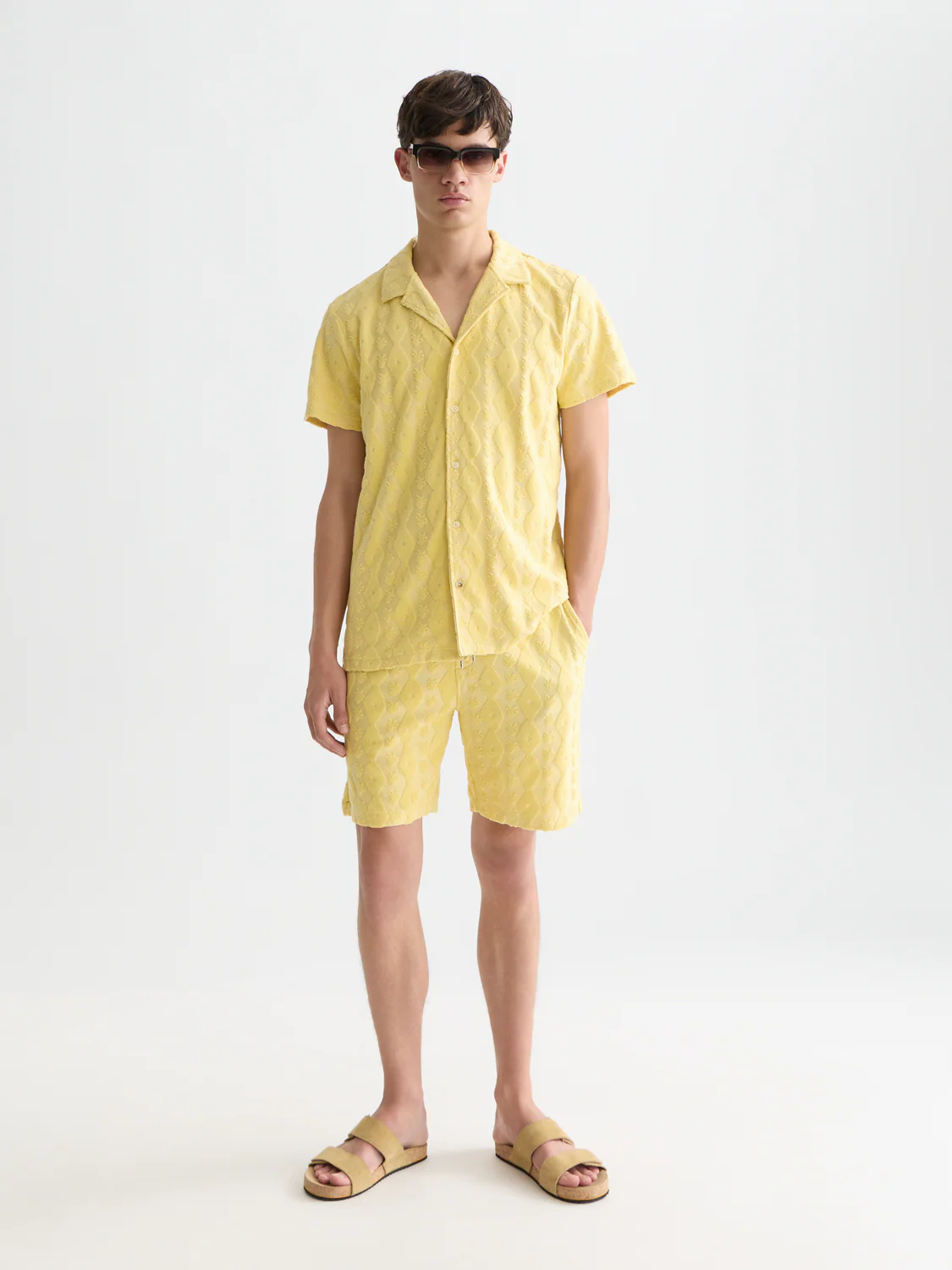 Terry jacquard short sleeve shirt - Image 2