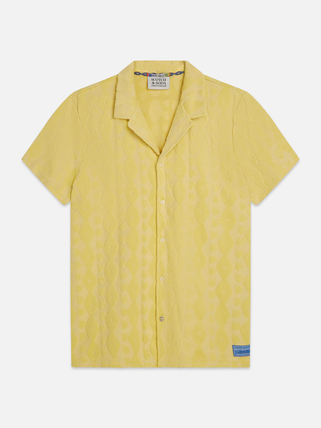 Terry jacquard short sleeve shirt - Image 5