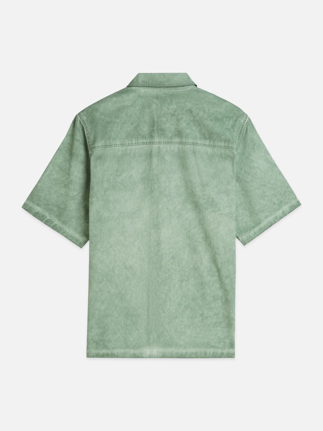 Washed cotton short sleeve shirt - Image 6