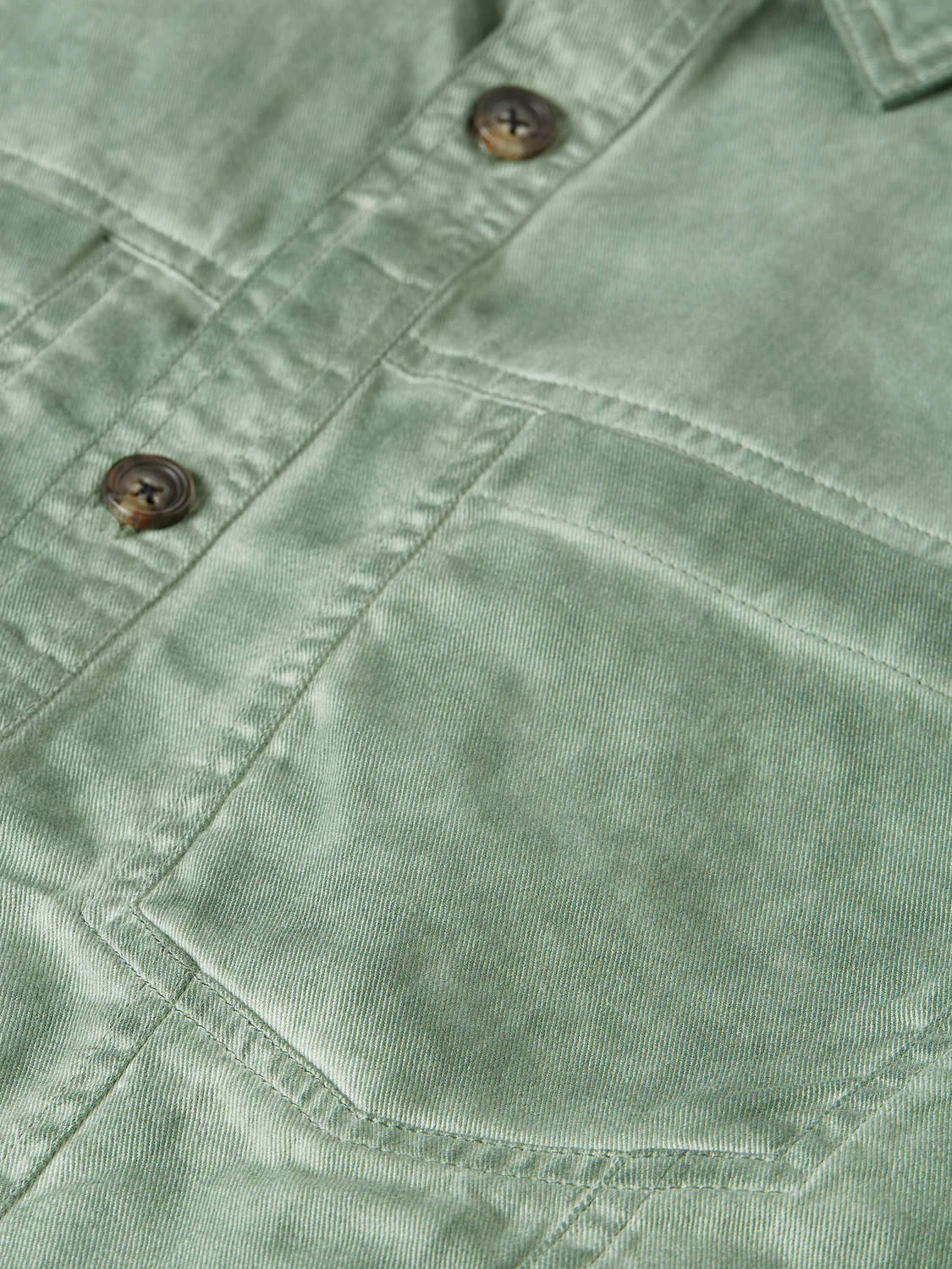 Washed cotton short sleeve shirt - Image 7