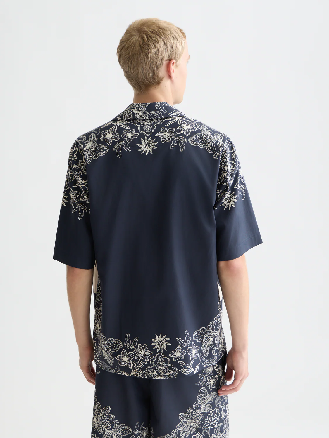 Printed relaxed short sleeve shirt - Image 4
