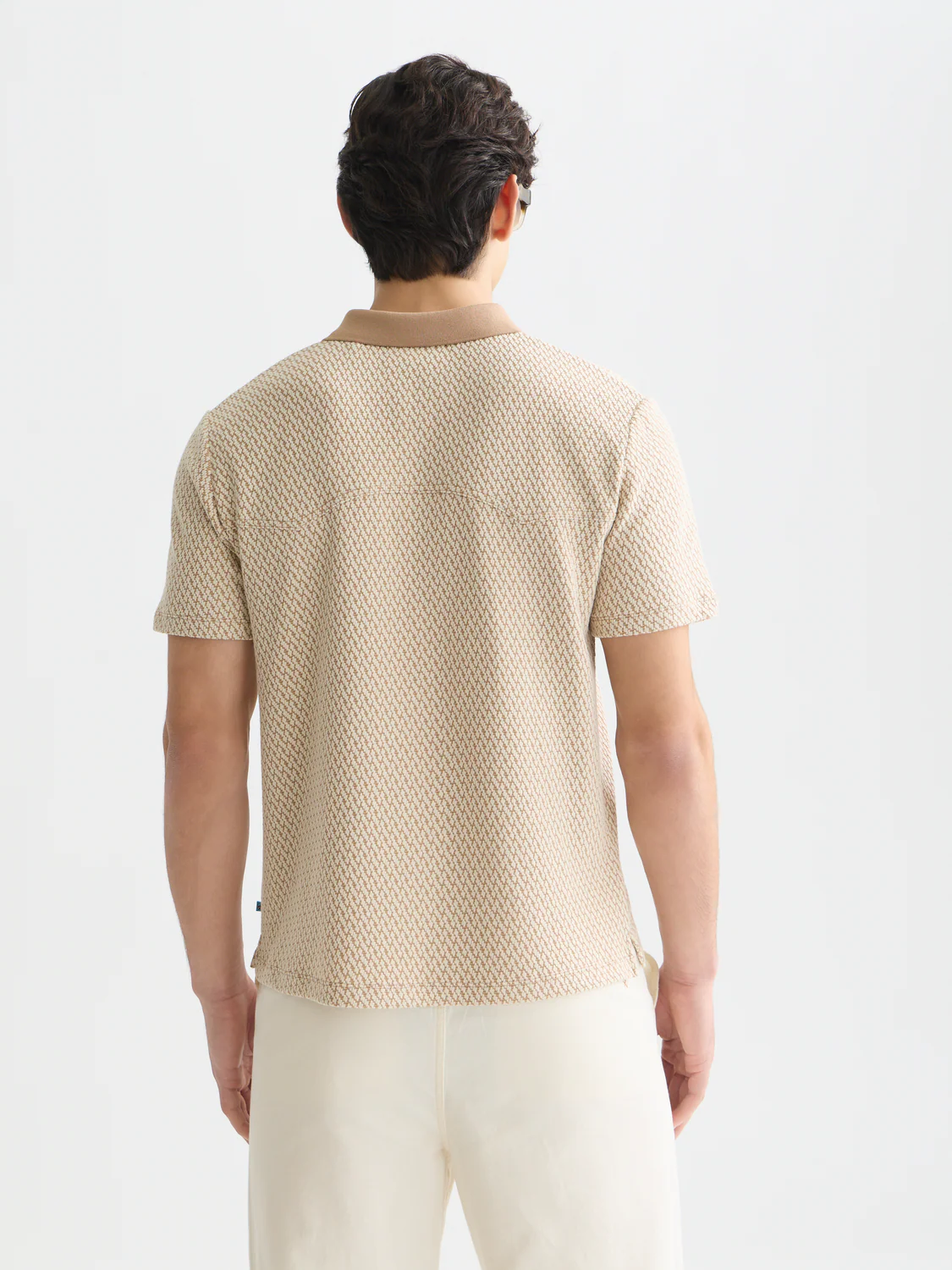Jacquard relaxed polo - Image 4
