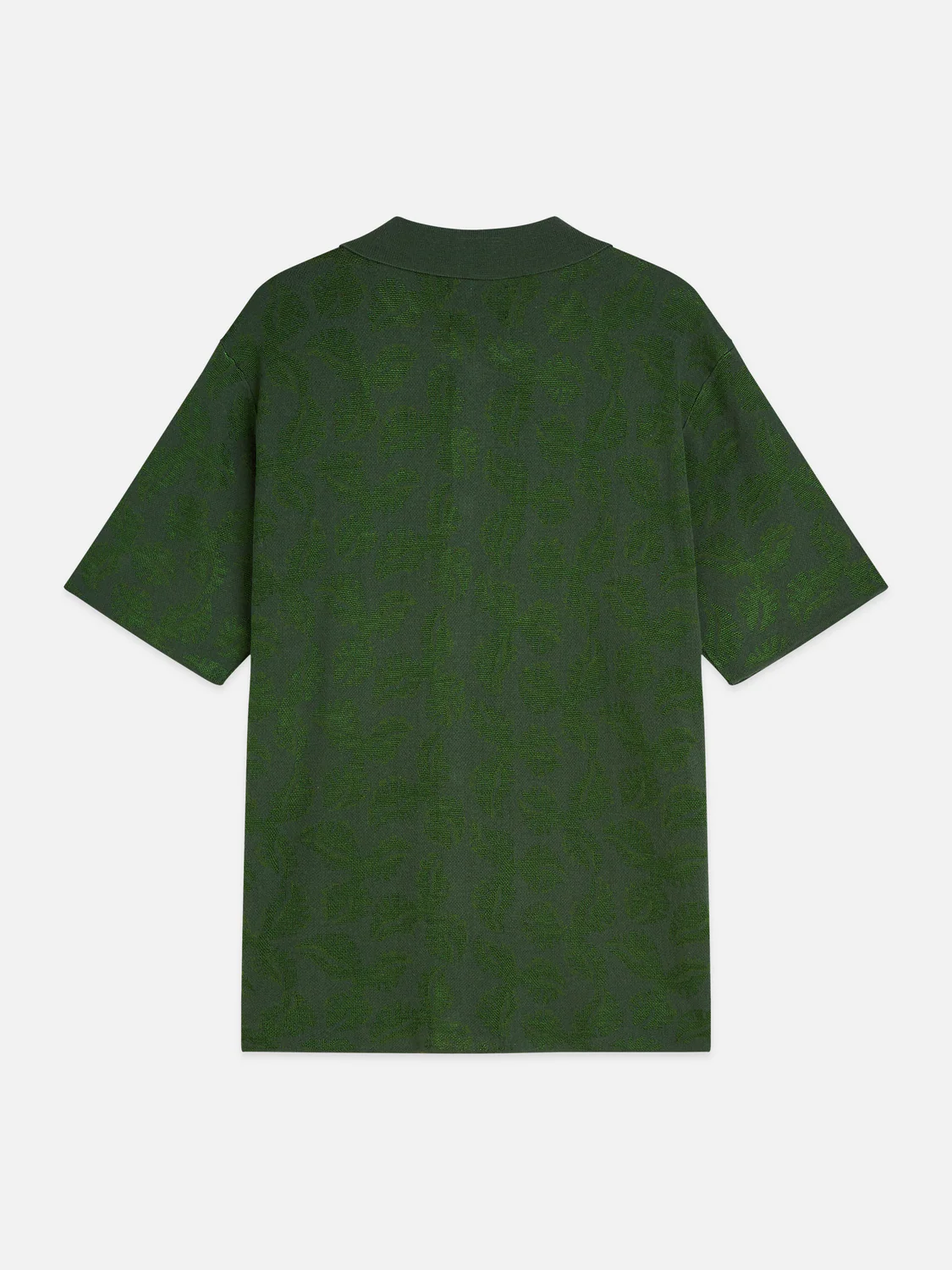 Two-tone knitted short sleeve shirt - Image 6