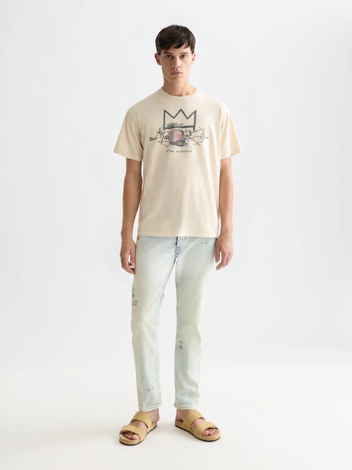 Scotch & Soda x Basquiat Artwork Relaxed T-Shirt - Image 2