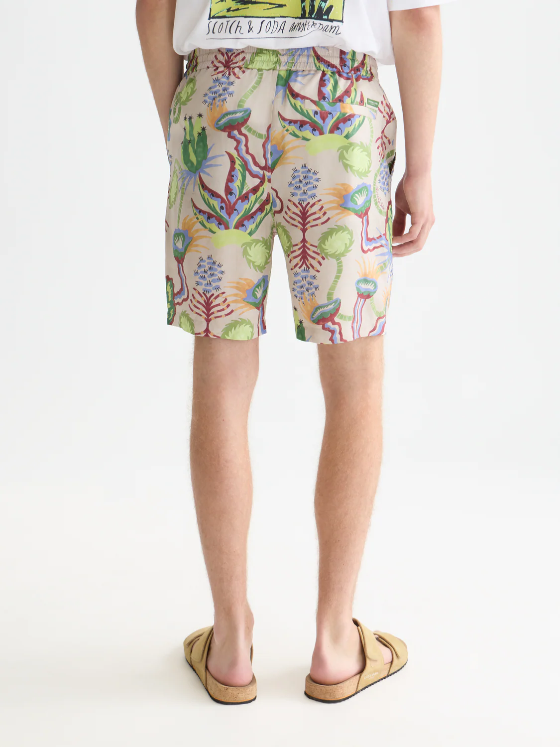 Fave printed tencel relaxed bermuda shorts - Image 4
