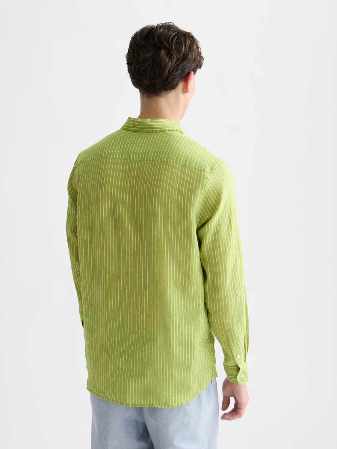 Linen striped shirt - Image 10