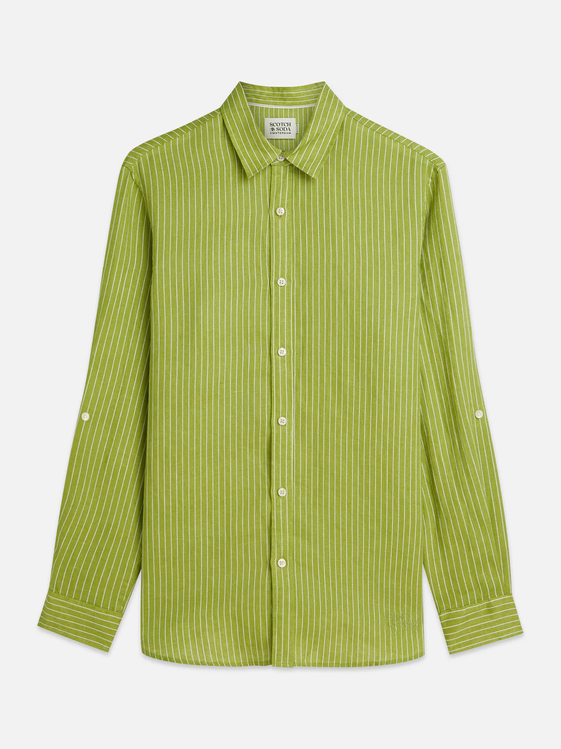 Linen striped shirt - Image 11