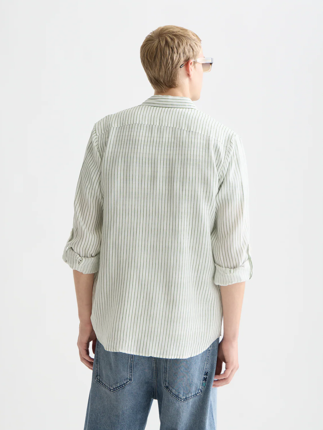 Linen striped shirt - Image 17