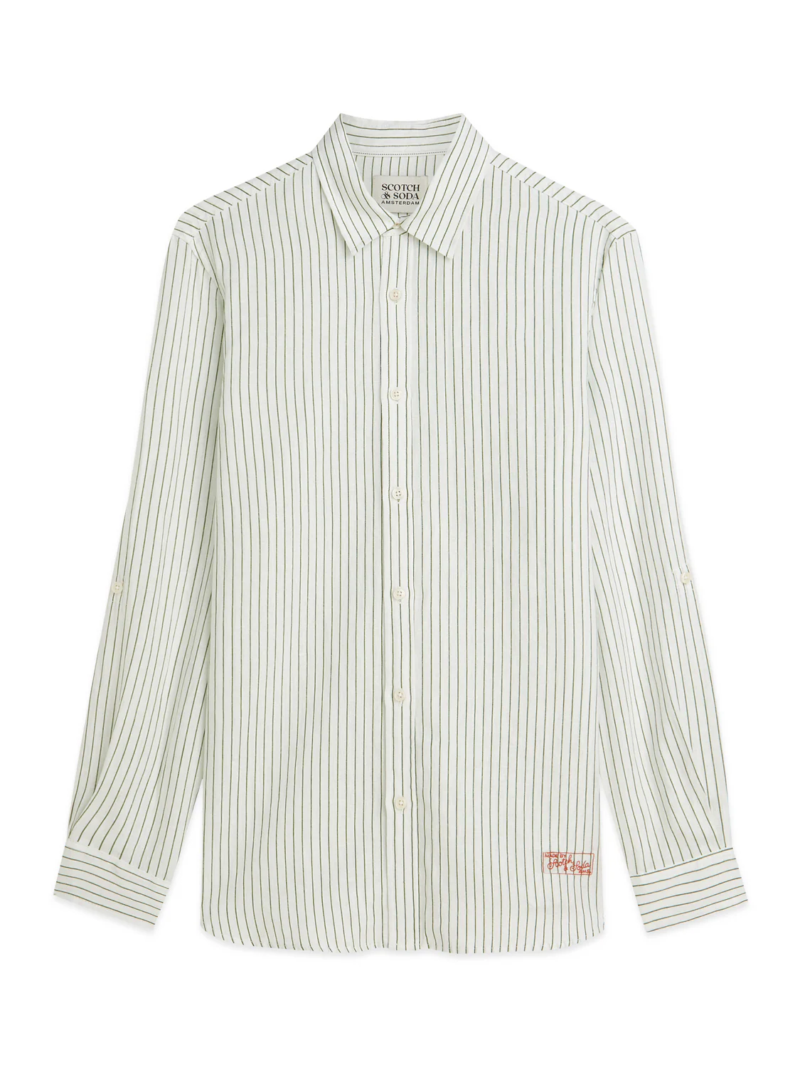 Linen striped shirt - Image 18