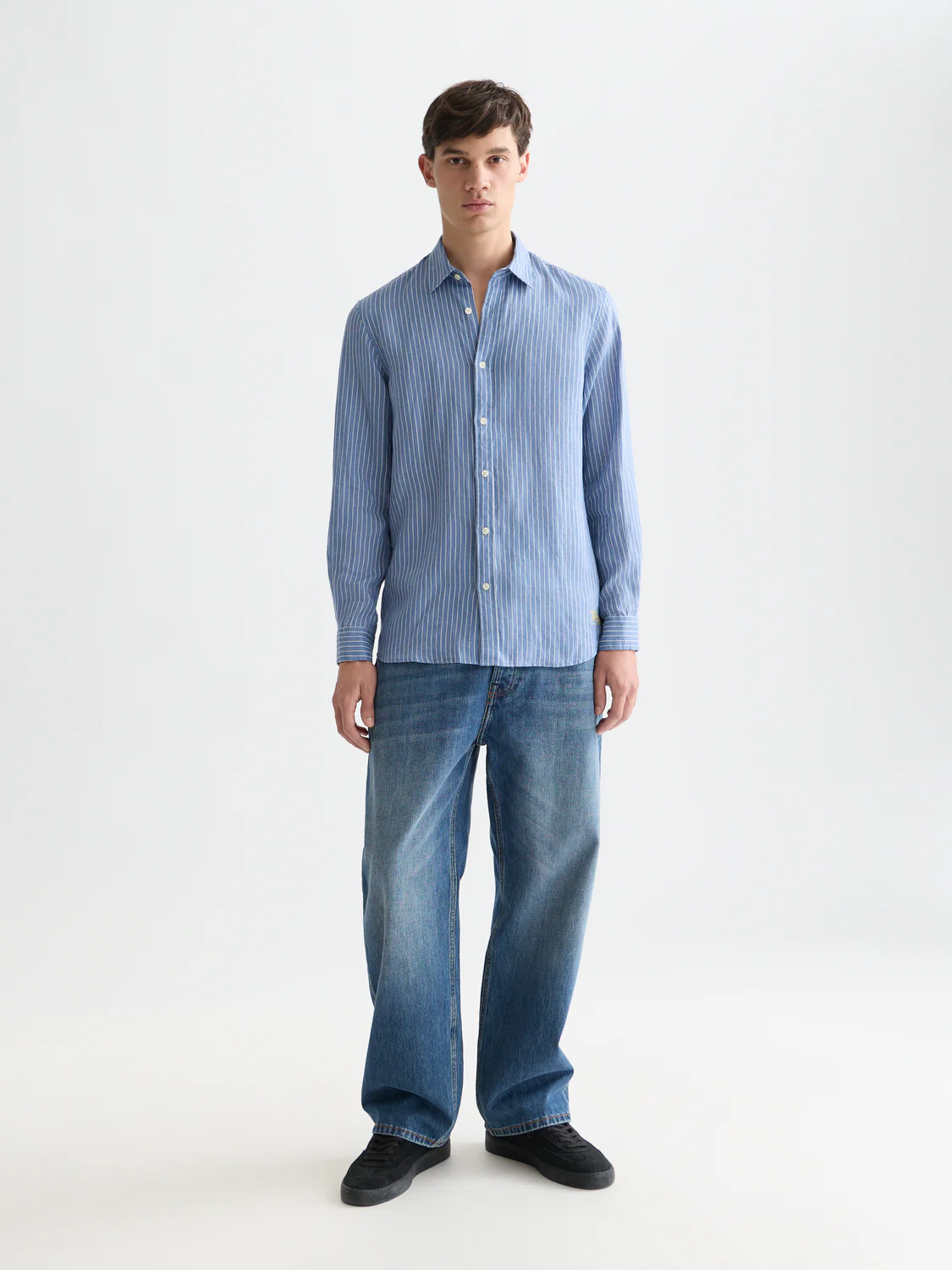 Linen striped shirt - Image 2