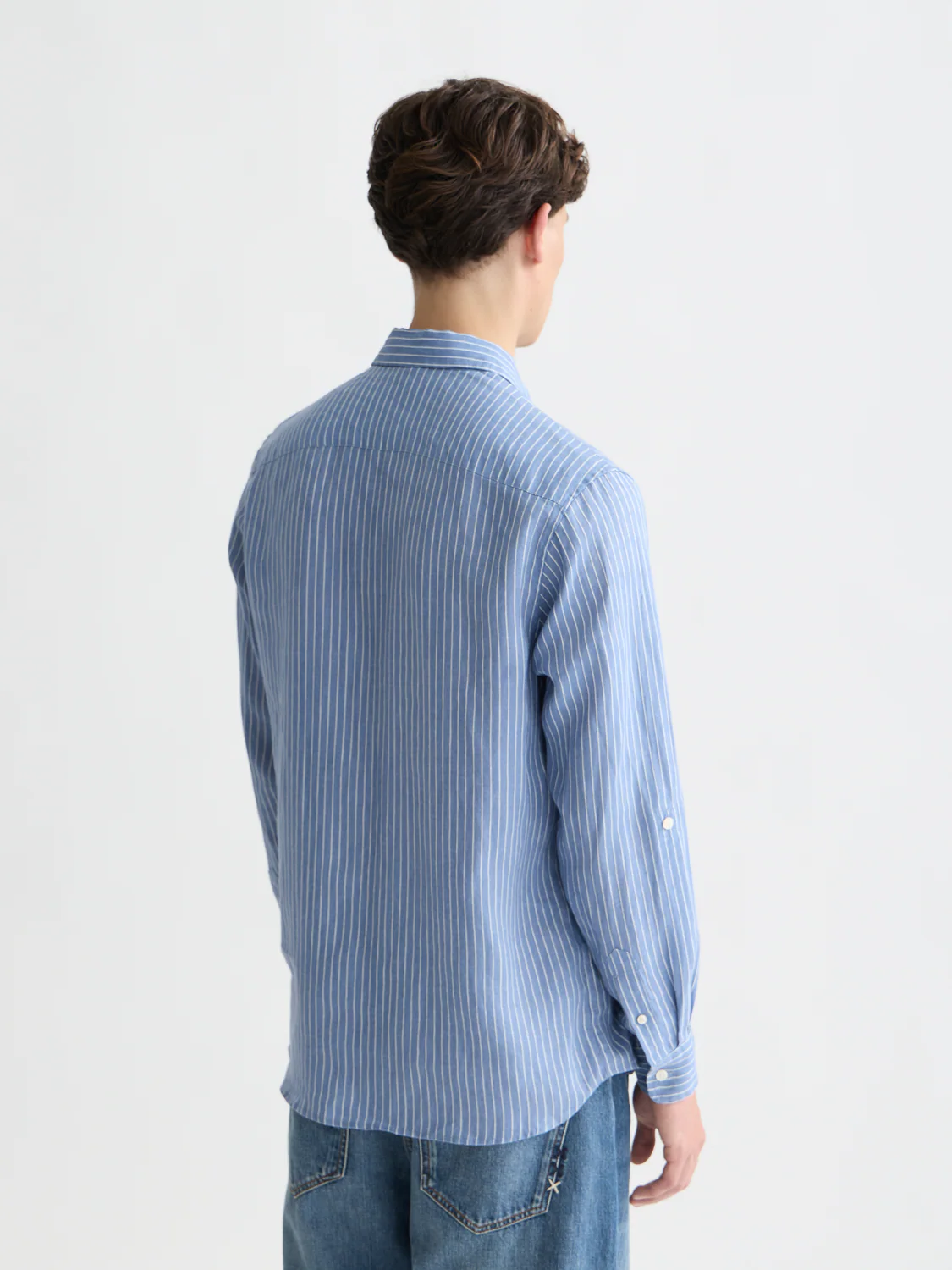 Linen striped shirt - Image 4