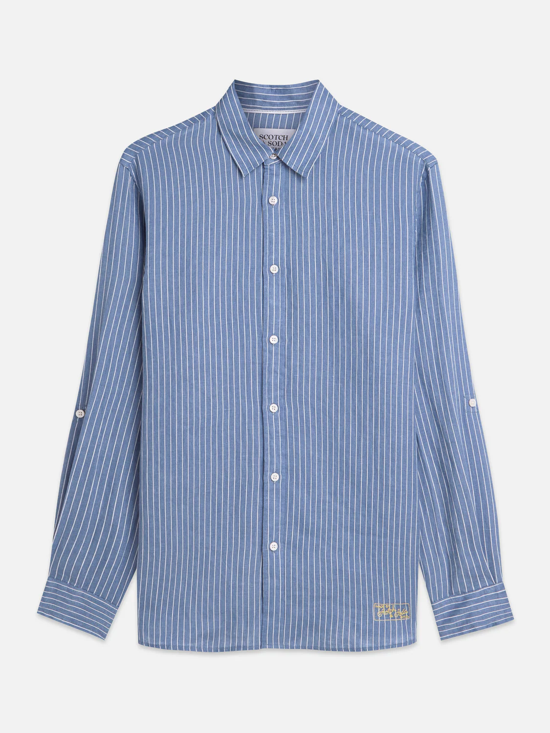 Linen striped shirt - Image 5