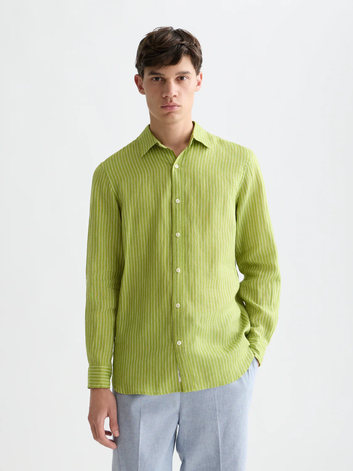 Linen striped shirt - Image 8