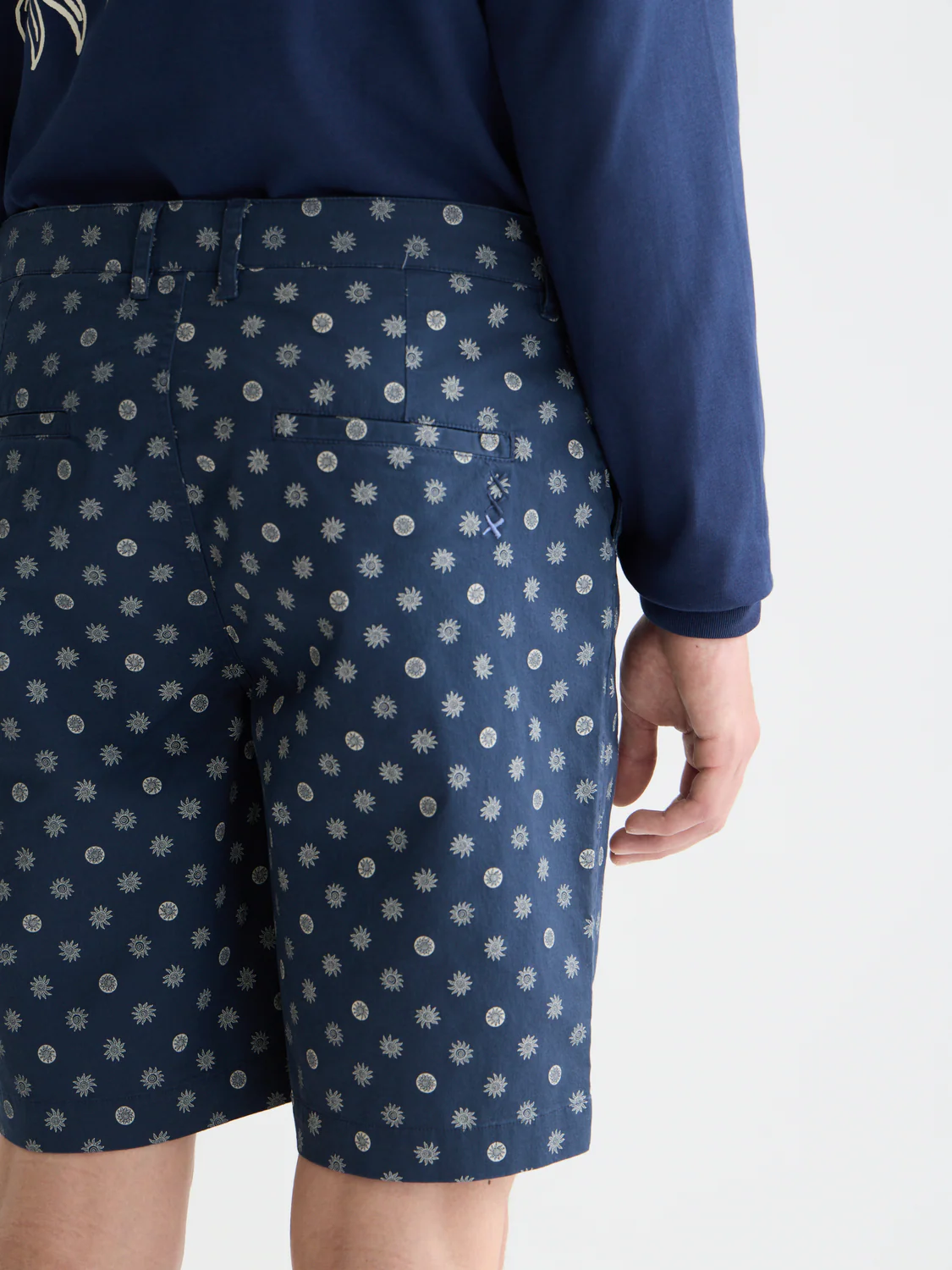 Stuart printed cotton chino shorts - Image 10