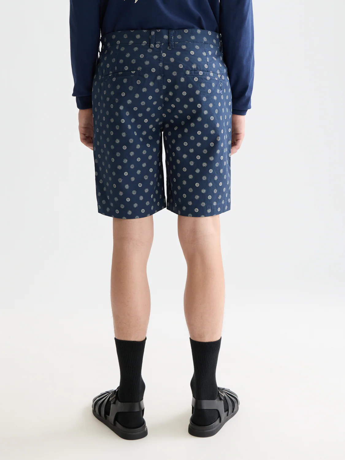 Stuart printed cotton chino shorts - Image 11