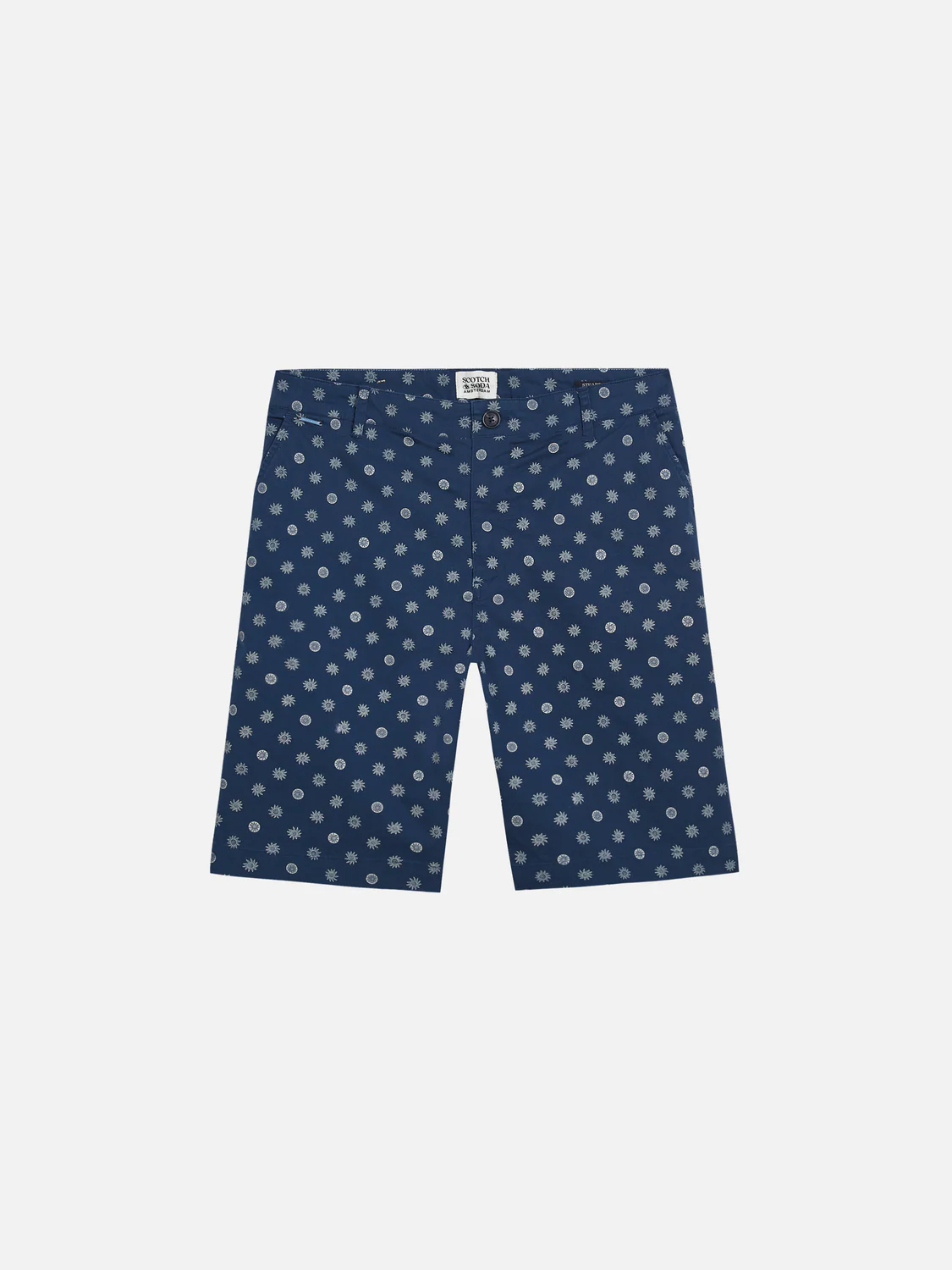 Stuart printed cotton chino shorts - Image 12