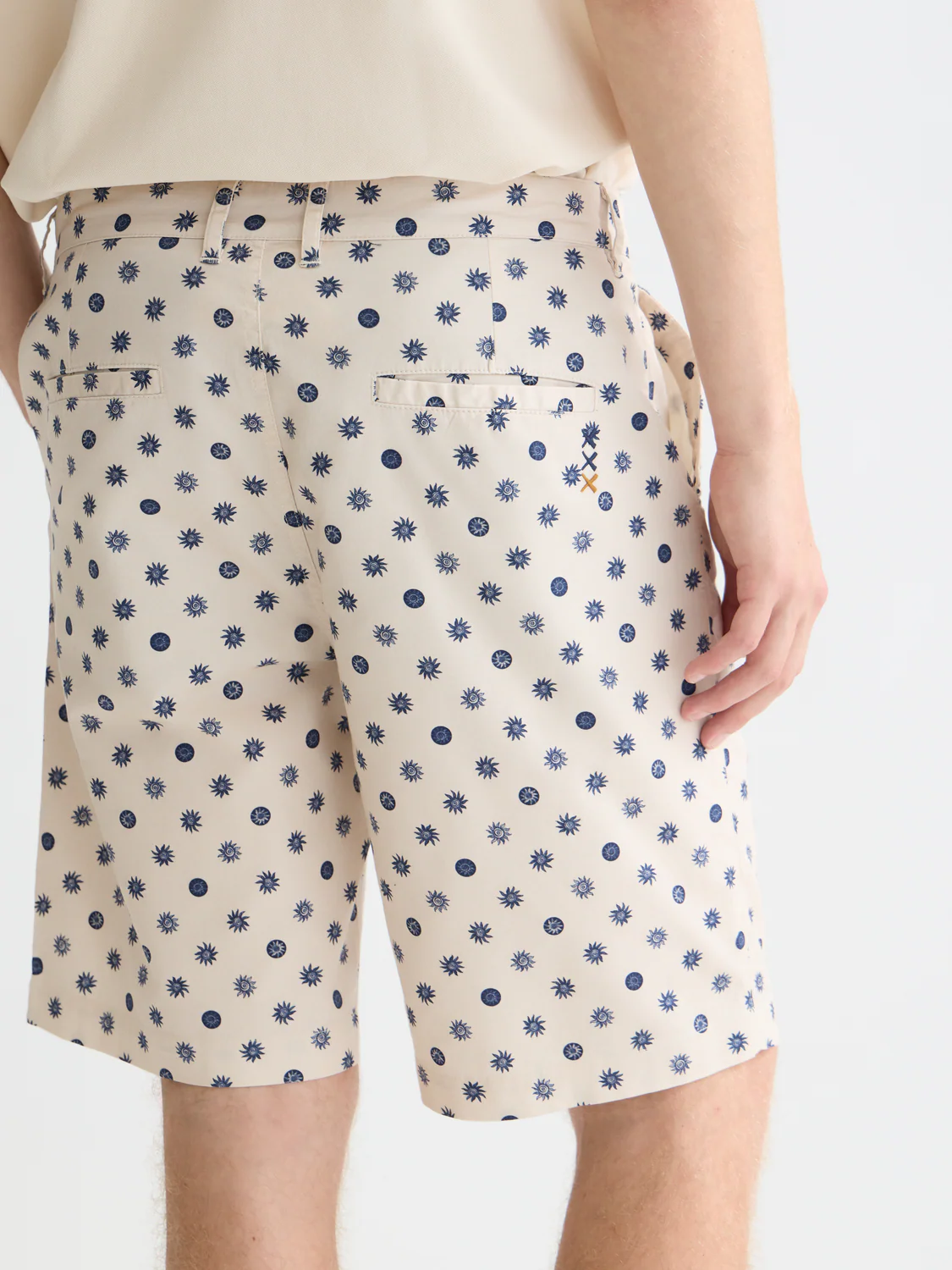 Stuart printed cotton chino shorts - Image 3