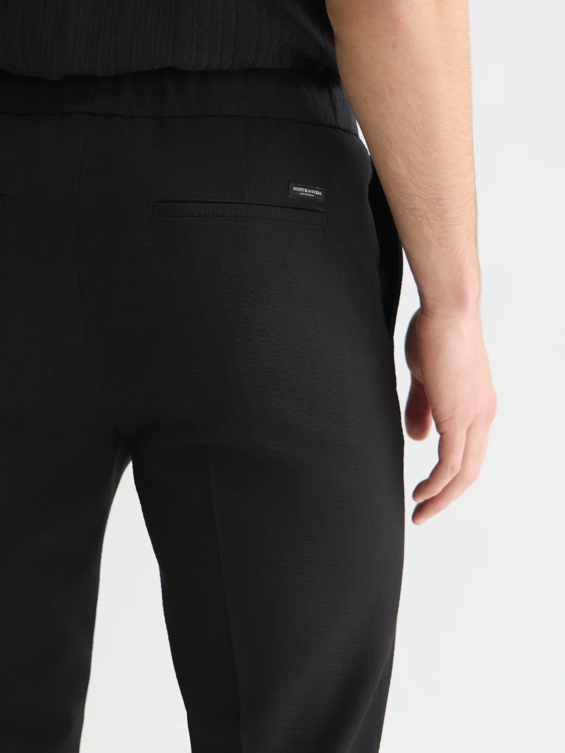 Finch seersucker tapered jogger - Image 3