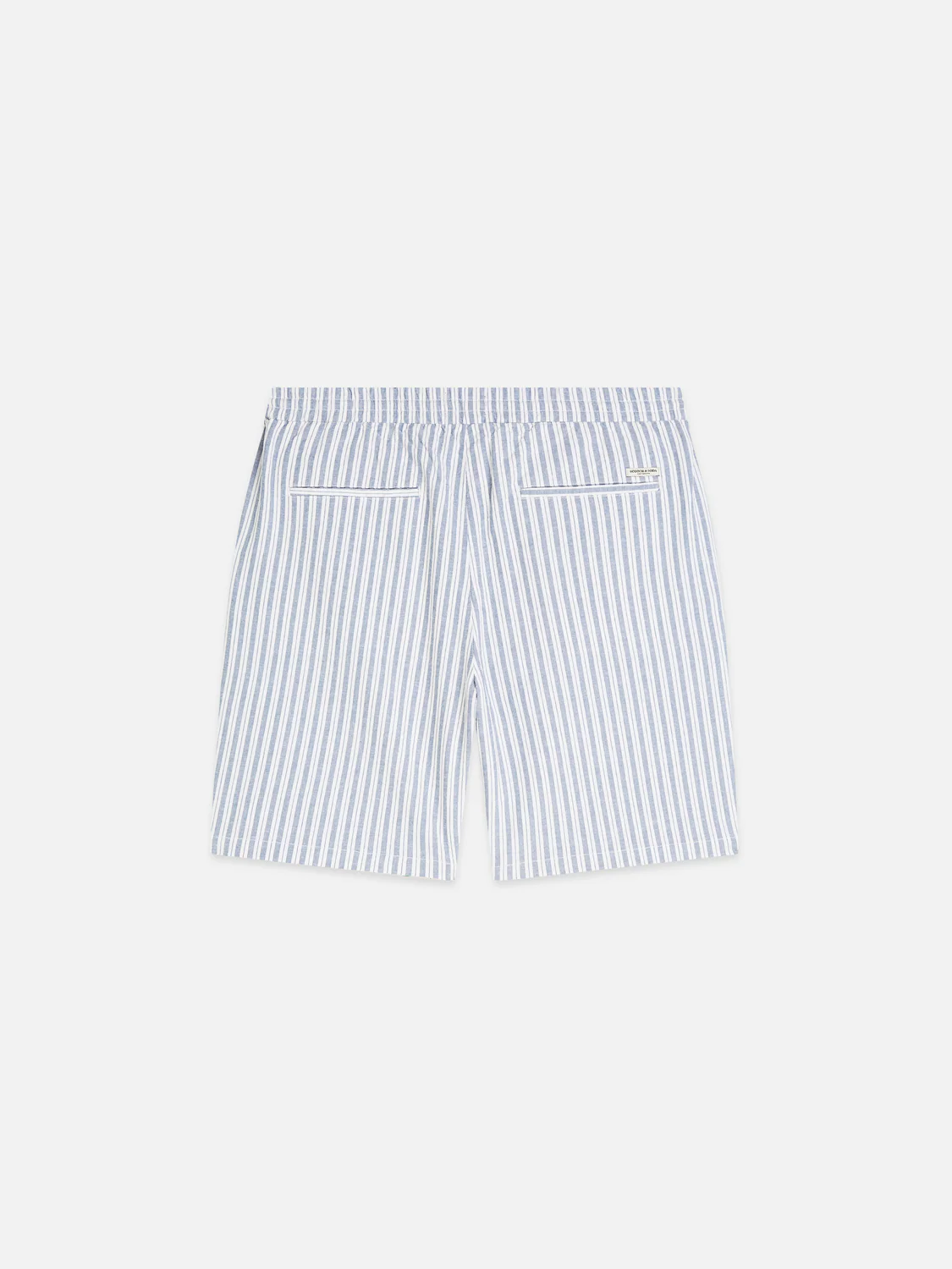 Fave cotton-linen yarn-dyed bermuda shorts - Image 6