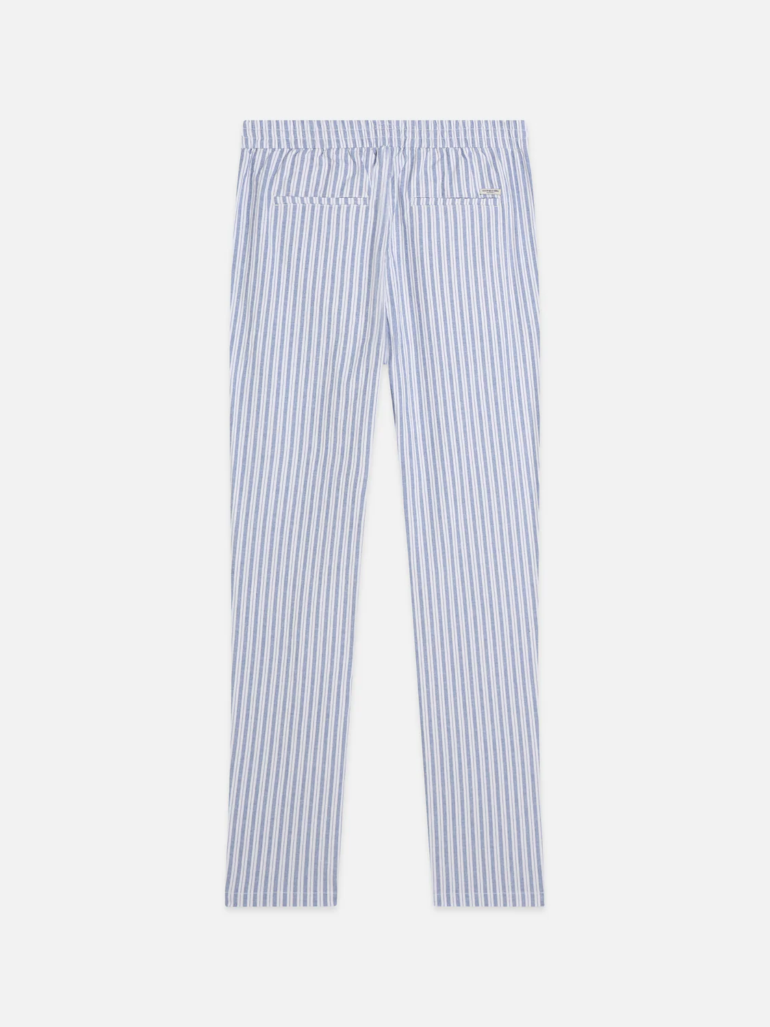 Warren yarn-dyed cotton-linen straight jogger - Image 5