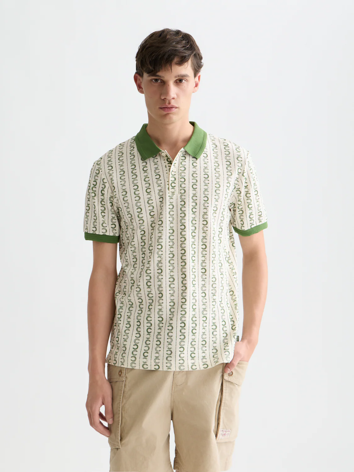 Printed polo