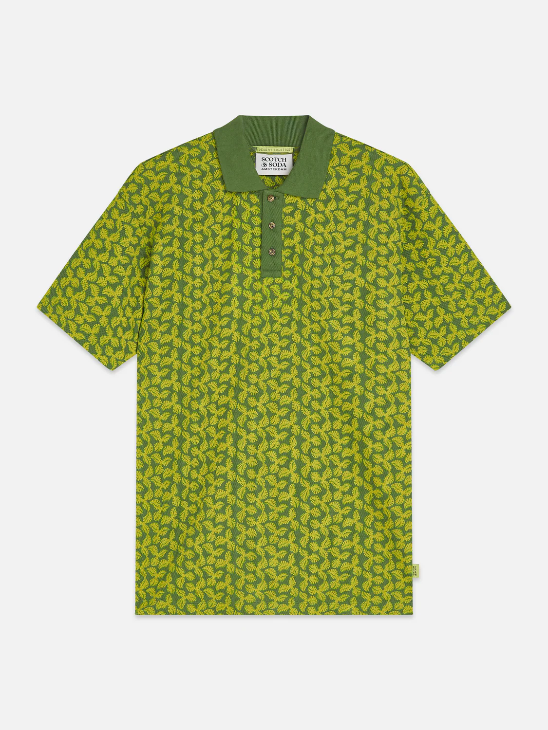 Printed structured relaxed polo - Image 5