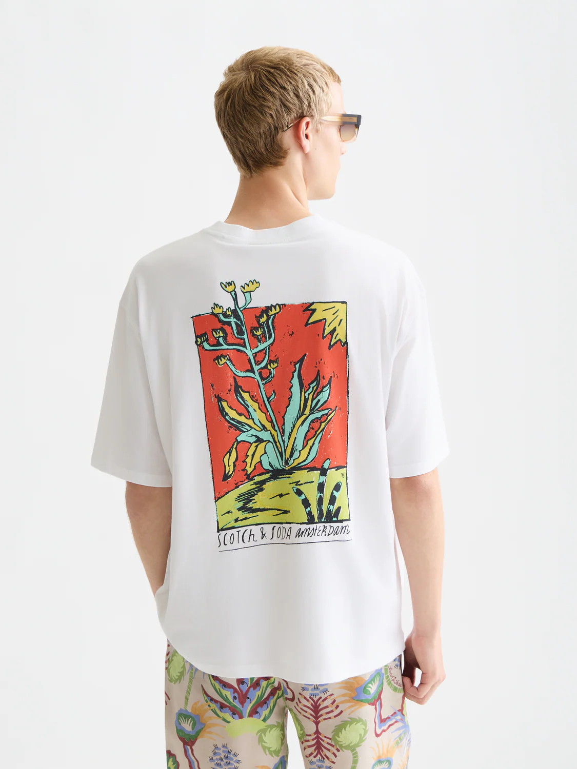 artwork loose T-shirt - Image 4