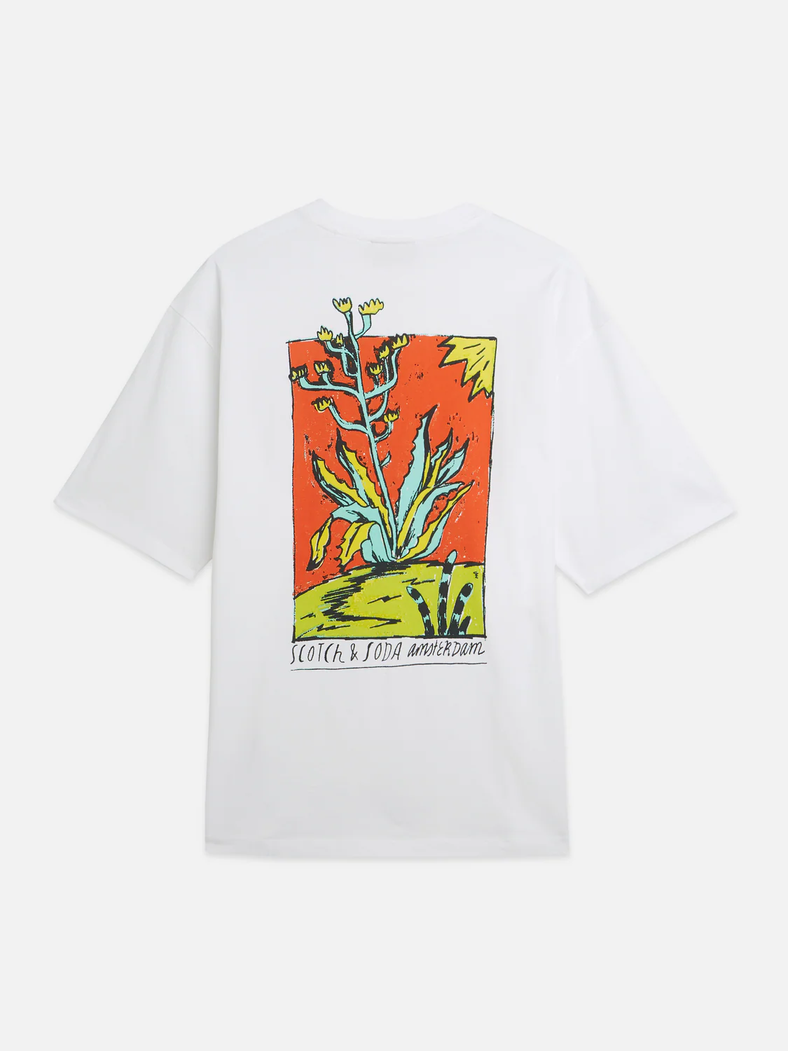 artwork loose T-shirt - Image 7