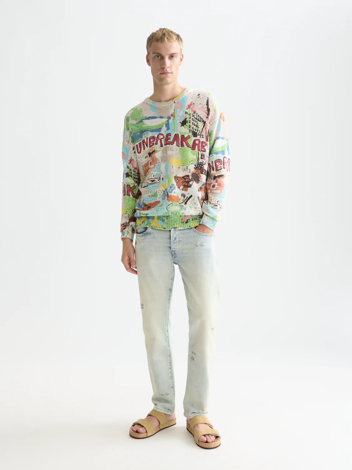 Scotch & Soda x Basquiat Printed Loose Pullover - Image 2