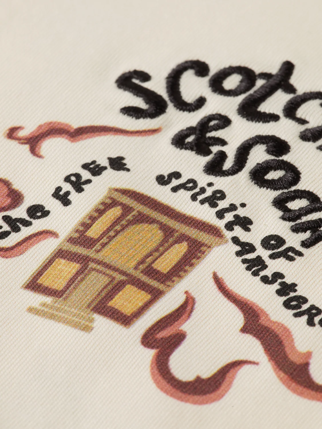 Boys 40th anniversary relaxed embroidery T-shirt - Image 3