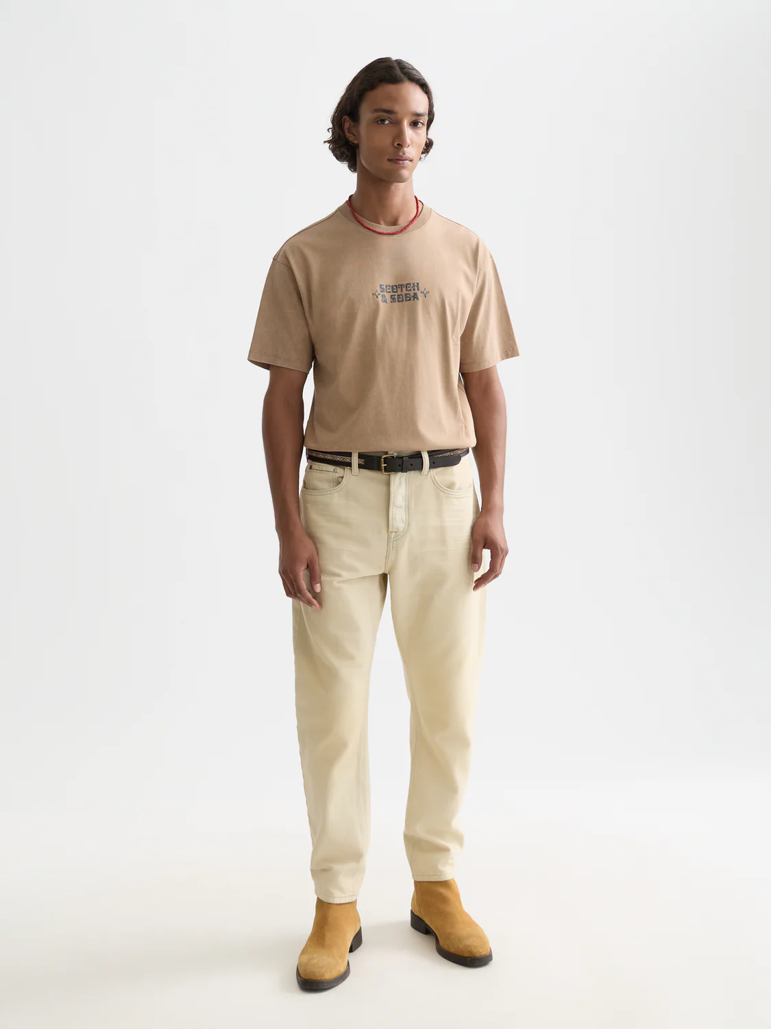 artwork relaxed snow-washed T-shirt - Image 2