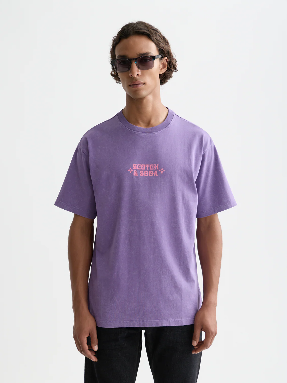 artwork relaxed snow-washed T-shirt - Image 8