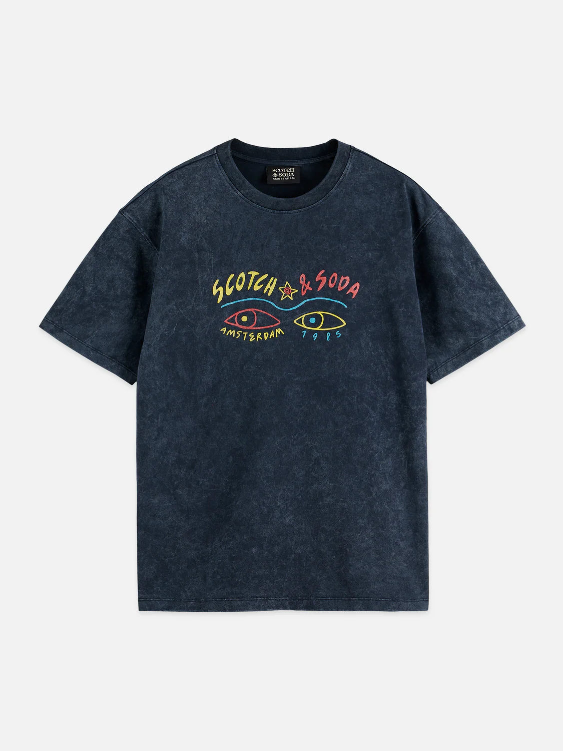 artwork relaxed snow-washed T-shirt - Image 5