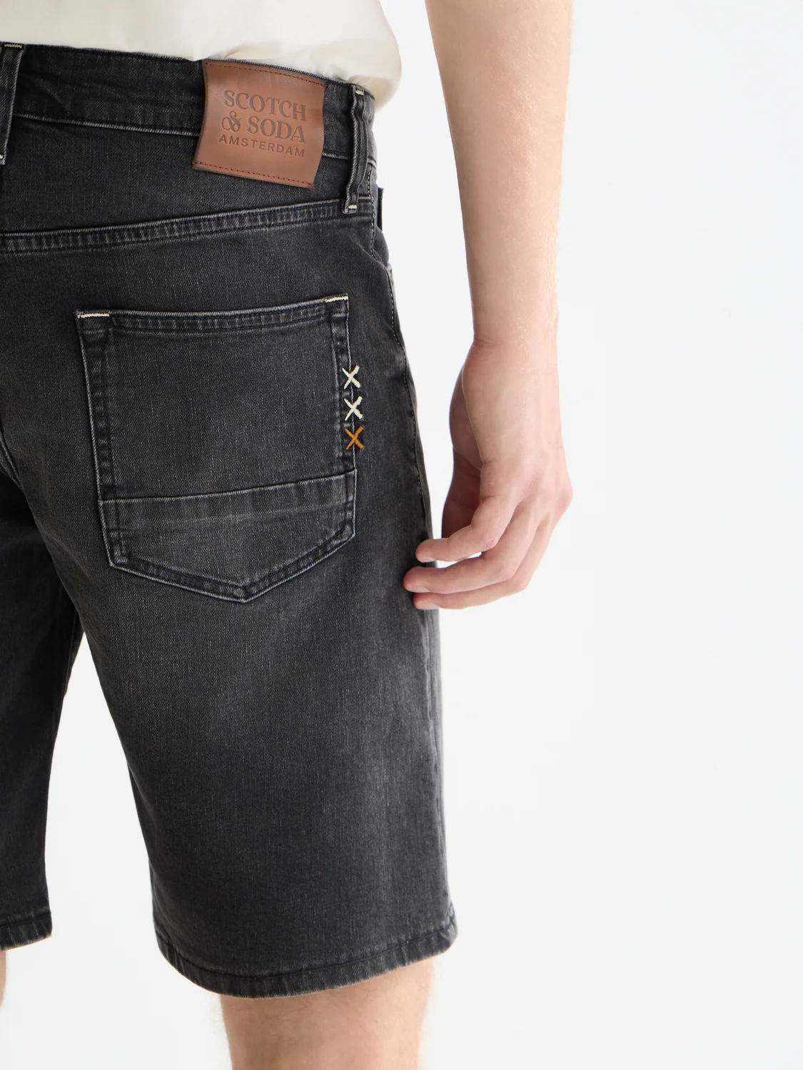 Ralston slim fit denim shorts - Image 3