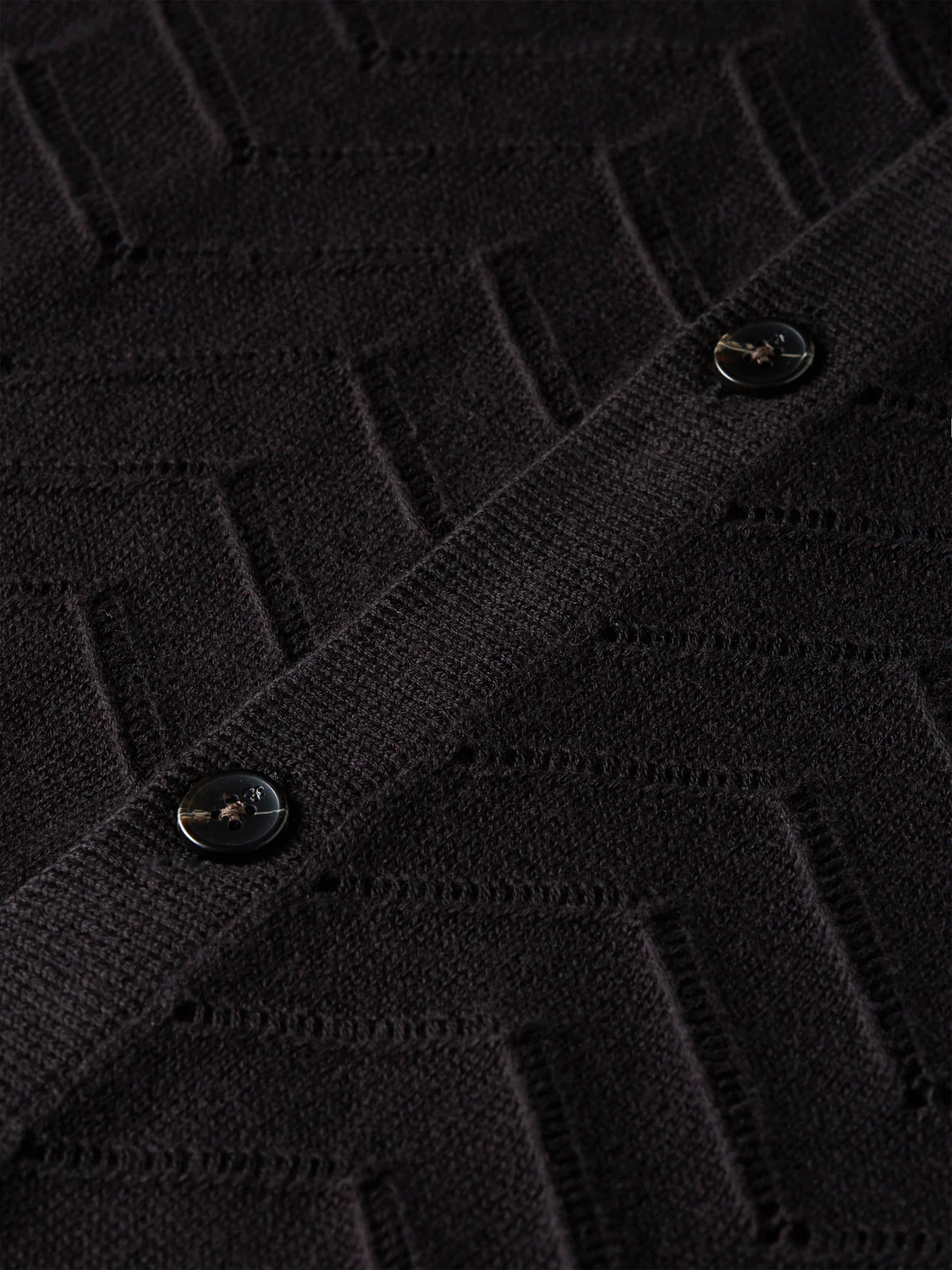 Pointelle dropped shoulder cardigan - Image 7