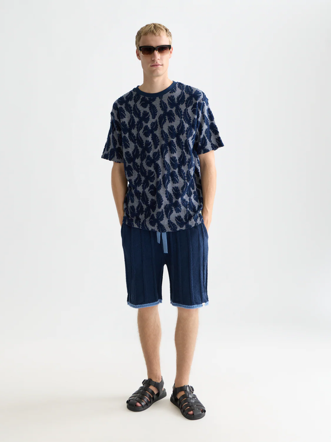 Jacquard feeder stripe relaxed T-shirt - Image 2