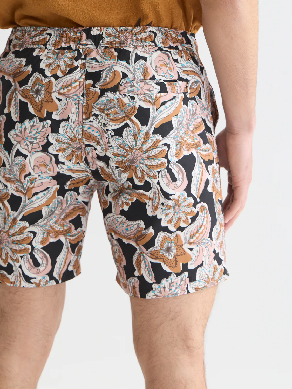 Printed mid-length swim shorts - Image 3
